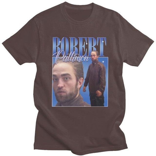 Funny Robert Pattinson Standing Meme T Shirt Men