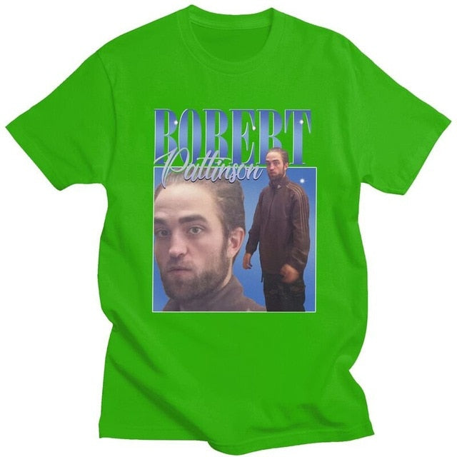 Funny Robert Pattinson Standing Meme T Shirt Men