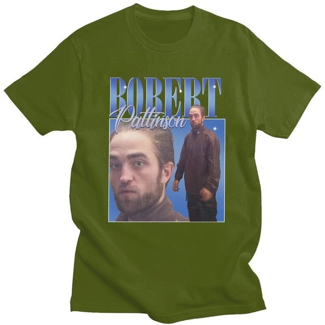 Funny Robert Pattinson Standing Meme T Shirt Men