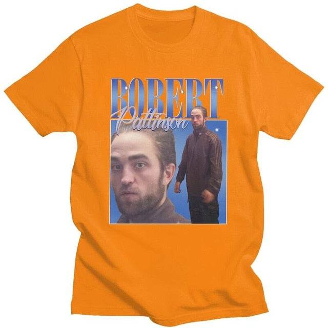 Funny Robert Pattinson Standing Meme T Shirt Men